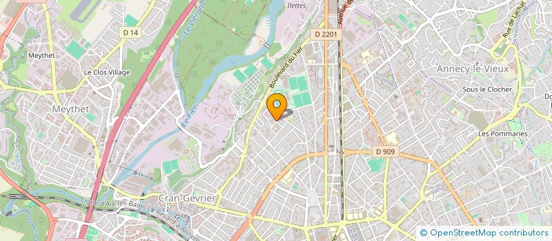 localisation de l'entreprise MADAME MARION OLLIER  ANNECY