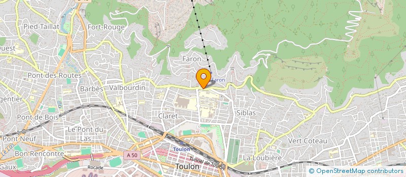 localisation de l'entreprise MADAME MARION OLLIER  TOULON