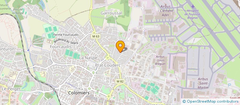 localisation de l'entreprise MADAME MARION ORVAIN à COLOMIERS