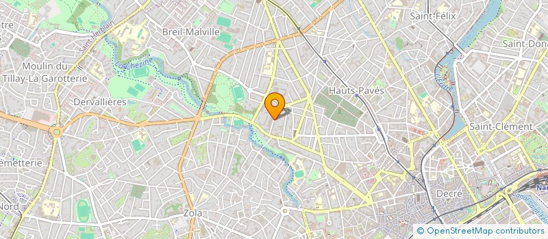 localisation de l'entreprise MADAME MARION PACORY à NANTES