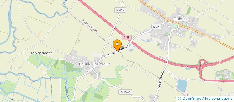 localisation de l'entreprise MADAME MARION PACTEAU à BOUILLE-COURDAULT