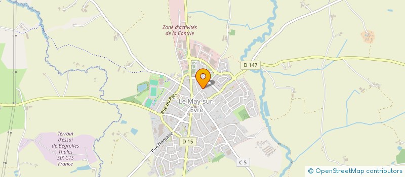 localisation de l'entreprise MADAME MARION PAILLARD  LE MAY-SUR-EVRE