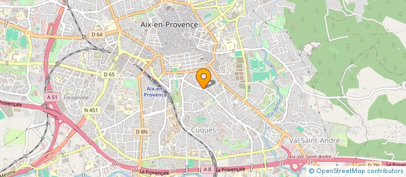 localisation de l'entreprise MADAME MARION PAILLET à AIX-EN-PROVENCE