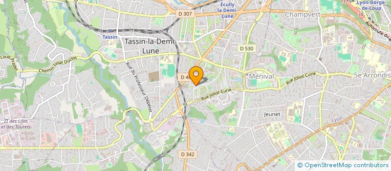 localisation de l'entreprise MADAME MARION PAIS  TASSIN-LA-DEMI-LUNE