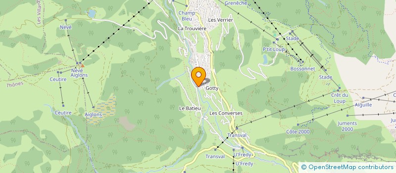 localisation de l'entreprise MADAME MARION PALOUS à LA CLUSAZ