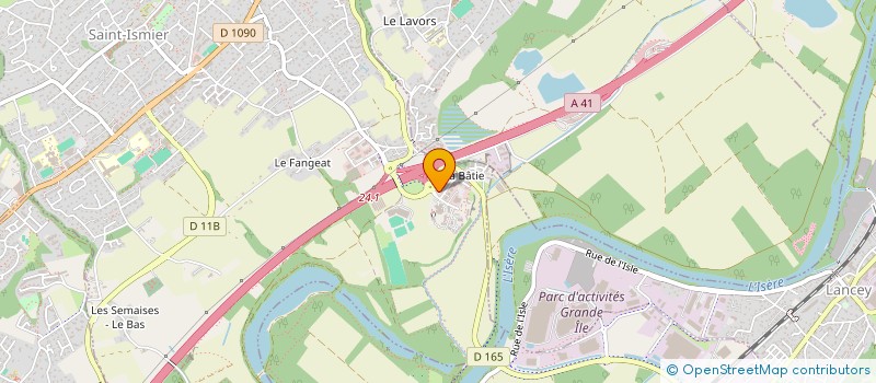 localisation de l'entreprise MADAME MARION PANNIER  SAINT-ISMIER