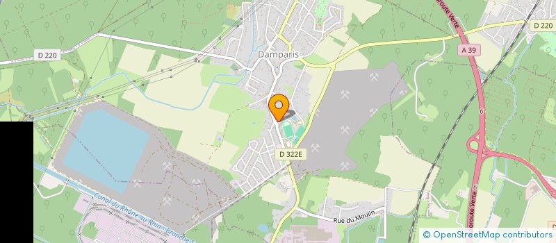 localisation de l'entreprise MADAME MARION PARENT  DAMPARIS