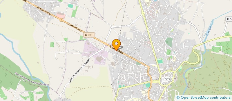 localisation de l'entreprise MADAME MARION PARIS  UZES