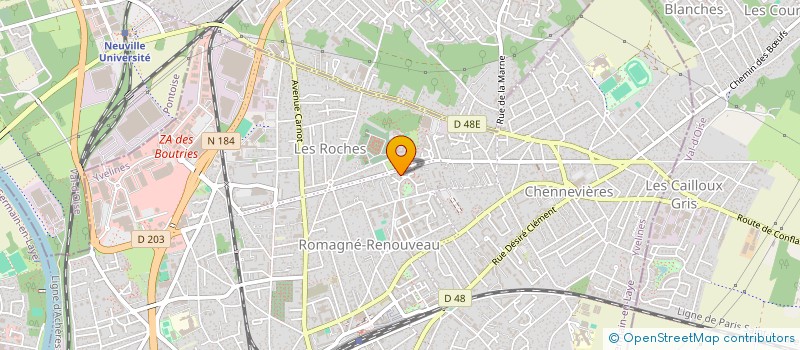 localisation de l'entreprise MADAME MARION PARIS  CONFLANS-SAINTE-HONORINE