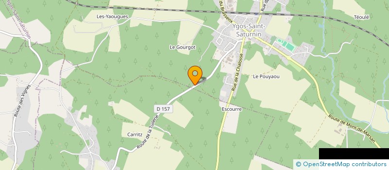 localisation de l'entreprise MADAME MARION PASDELOUP  YGOS-SAINT-SATURNIN