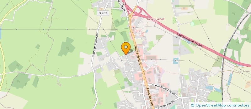 localisation de l'entreprise MADAME MARION PASSARD  VARENNES-VAUZELLES