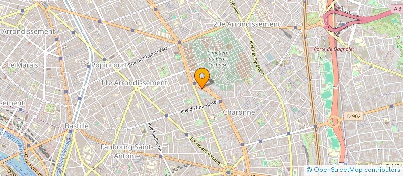 localisation de l'entreprise MADAME MARION PATOIS  PARIS