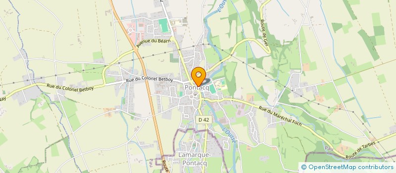 localisation de l'entreprise MADAME MARION PATY  BOEIL-BEZING