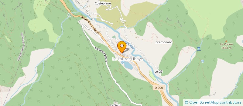 localisation de l'entreprise MADAME MARION PAVANELLO à LE LAUZET-UBAYE