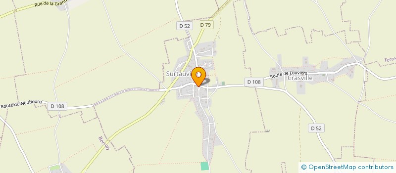 localisation de l'entreprise MADAME MARION PAYS  SURTAUVILLE