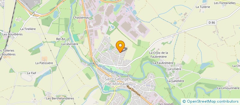 localisation de l'entreprise MADAME MARION PELGROM à MONTAIGU-VENDEE