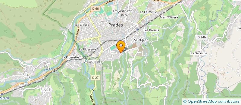 localisation de l'entreprise MADAME MARION PELOSO  PRADES