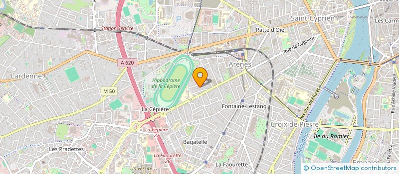 localisation de l'entreprise MADAME MARION PEPIN  TOULOUSE