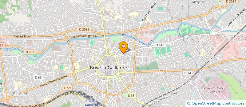 localisation de l'entreprise MADAME MARION PEREIRA à BRIVE-LA-GAILLARDE