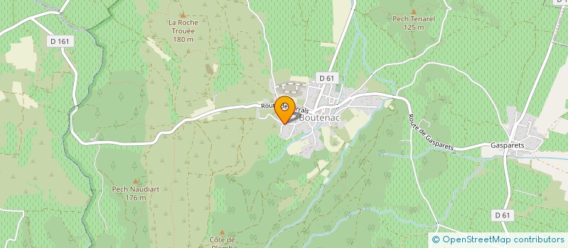 localisation de l'entreprise MADAME MARION PERES  BOUTENAC