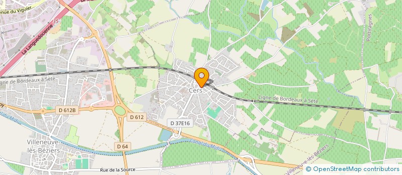 localisation de l'entreprise MADAME MARION PERIN  CERS