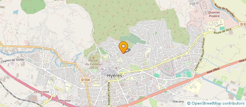 localisation de l'entreprise MADAME MARION PERNOT à HYERES