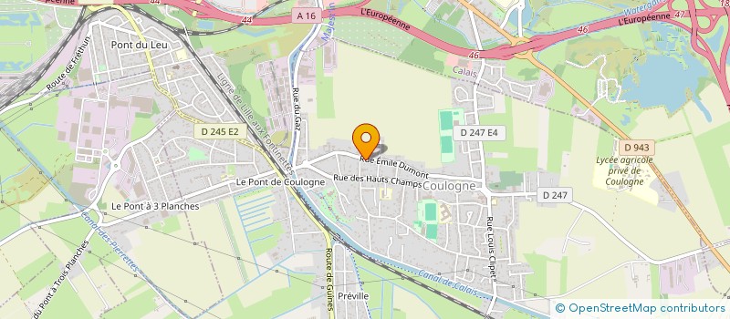 localisation de l'entreprise MADAME MARION PERON  COULOGNE