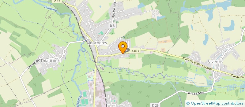 localisation de l'entreprise MADAME MARION PERRET  JONCHEREY