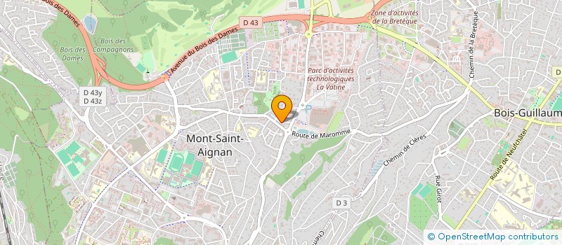 localisation de l'entreprise MADAME MARION PERRIER  MONT-SAINT-AIGNAN