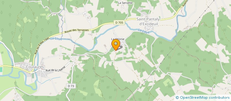 localisation de l'entreprise MADAME MARION PERRIN  SAINT-PANTALY-D'EXCIDEUIL