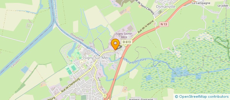 localisation de l'entreprise MADAME MARION PERSELLO  OSMANVILLE