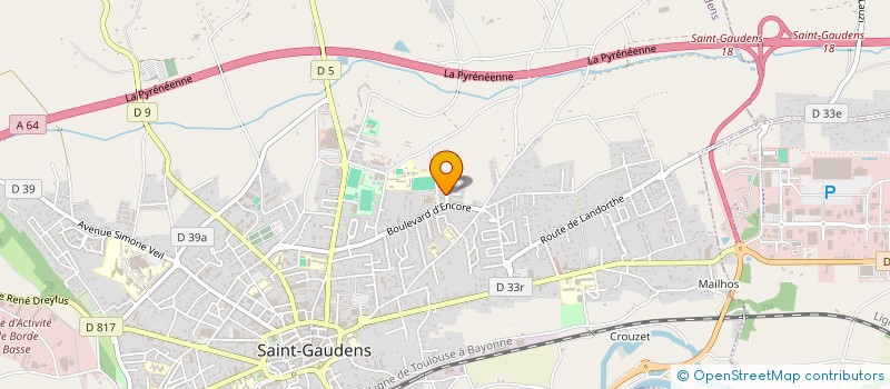 localisation de l'entreprise MADAME MARION PESSANT à SAINT-GAUDENS