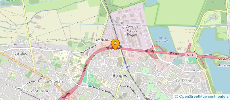 localisation de l'entreprise MADAME MARION PETIT à BRUGES