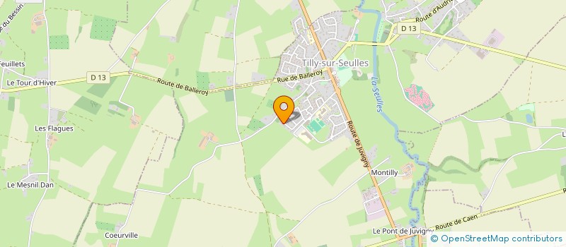 localisation de l'entreprise MADAME MARION PETIT  TILLY-SUR-SEULLES