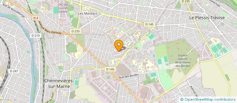 localisation de l'entreprise MADAME MARION PETIT  CHENNEVIERES-SUR-MARNE