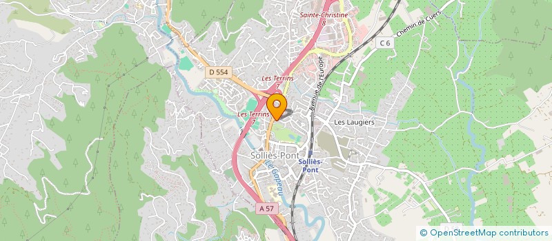 localisation de l'entreprise MADAME MARION PHILIPPIN à SOLLIES-PONT