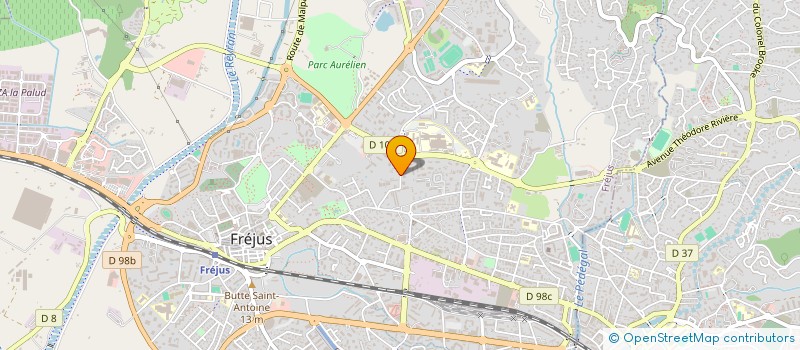 localisation de l'entreprise MADAME MARION PIANO à FREJUS