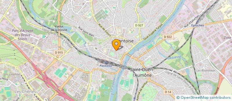 localisation de l'entreprise MADAME MARION PIARD--LEVESQUE  PONTOISE