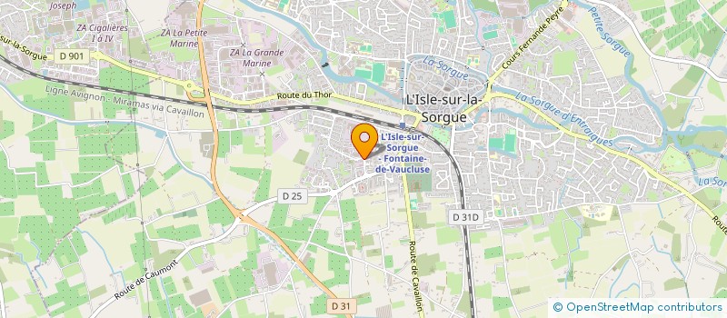 localisation de l'entreprise MADAME MARION PIBALLEAU à L'ISLE-SUR-LA-SORGUE