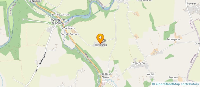 localisation de l'entreprise MADAME MARION PIBRE  MOTREFF