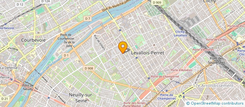localisation de l'entreprise MADAME MARION PICARD à LEVALLOIS-PERRET