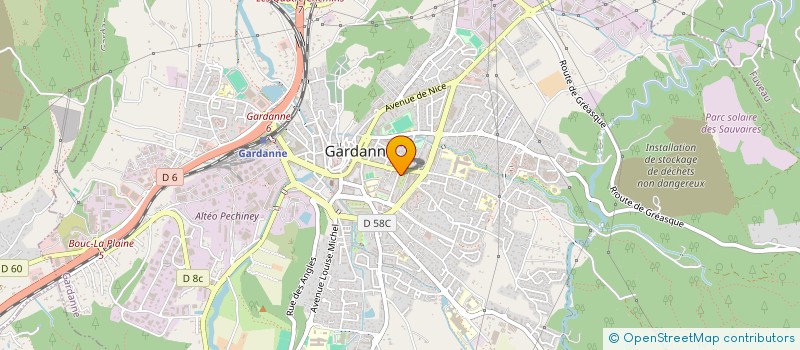 localisation de l'entreprise MADAME MARION PICCIRILLO à GARDANNE