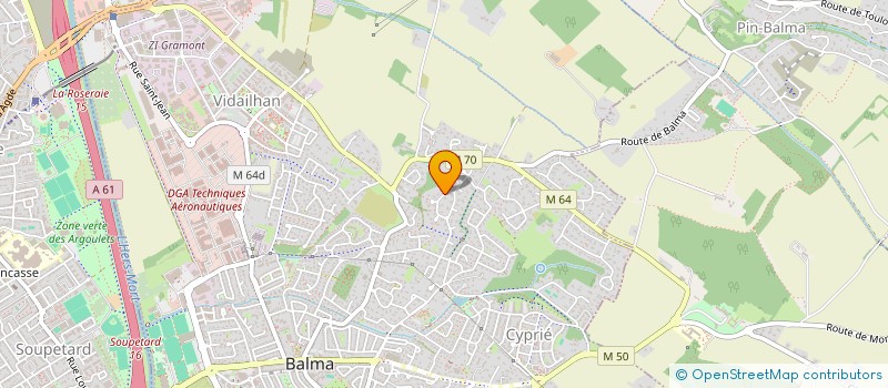 localisation de l'entreprise MADAME MARION PIE  BALMA