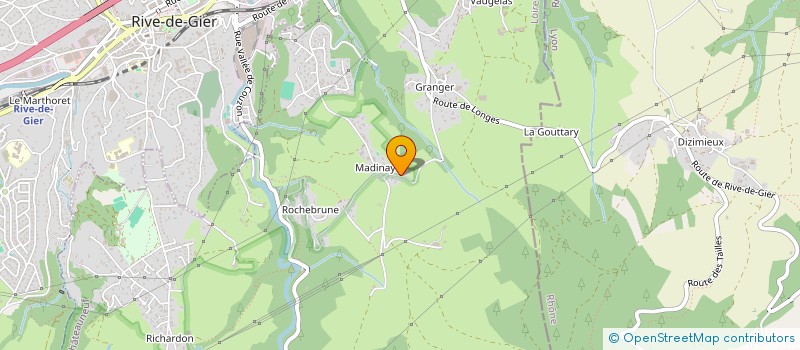 localisation de l'entreprise MADAME MARION PIEGAD  GENILAC