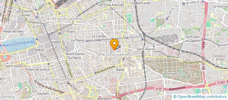 localisation de l'entreprise MADAME MARION PIERACCINI à MARSEILLE