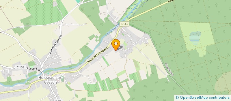 localisation de l'entreprise MADAME MARION PIERRE  HUISSEAU-SUR-COSSON