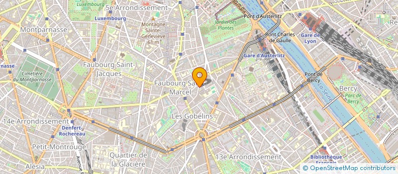 localisation de l'entreprise MADAME MARION PIERRELEE  PARIS