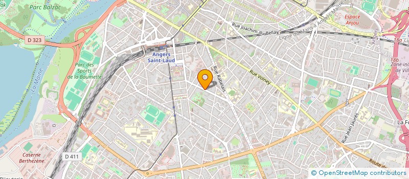 localisation de l'entreprise MADAME MARION PIERRES  ANGERS