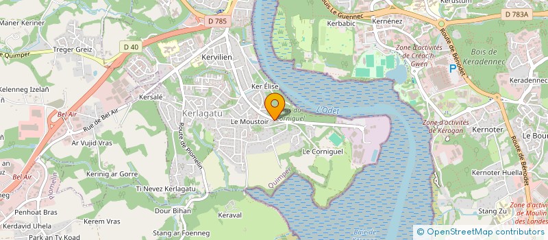 localisation de l'entreprise MADAME MARION PIERROT à DOUARNENEZ