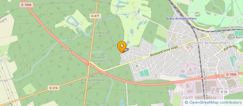 localisation de l'entreprise MADAME MARION PILLET  GRETZ-ARMAINVILLIERS